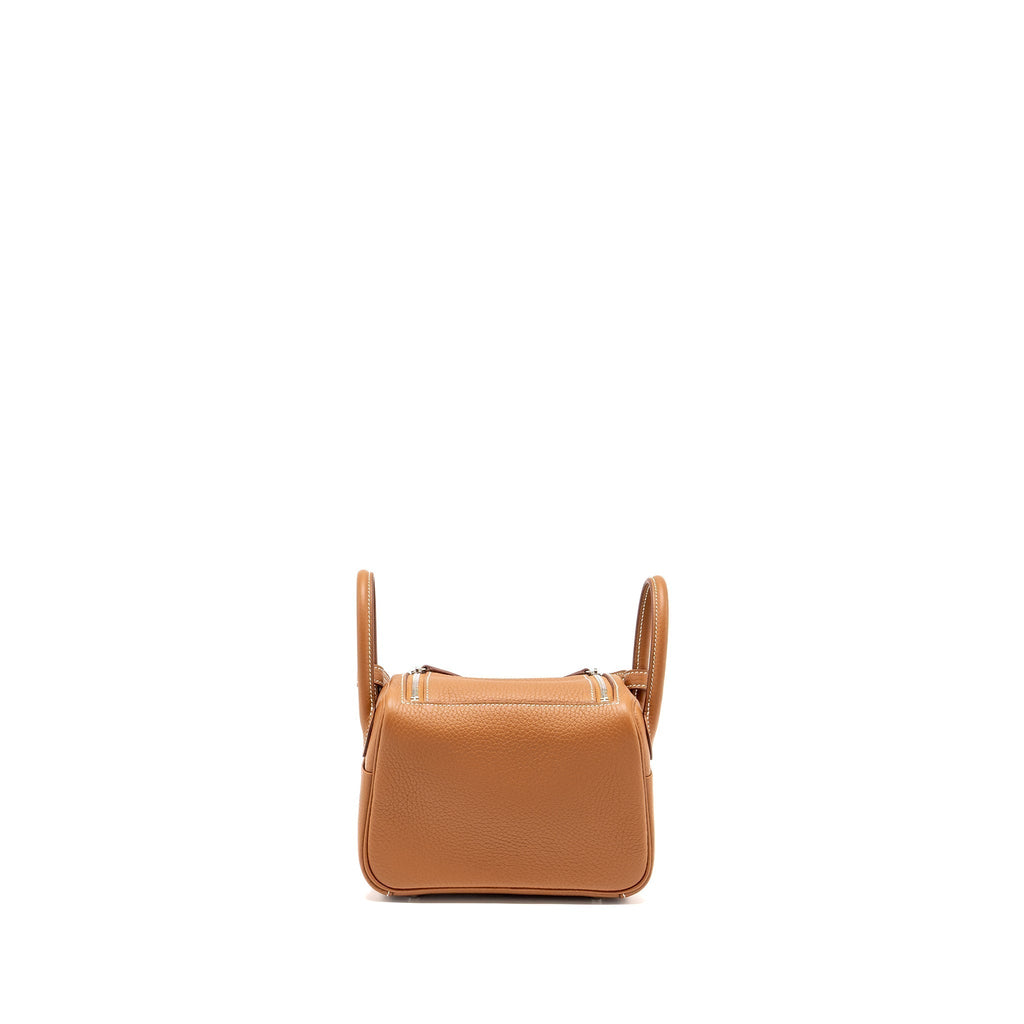 HERMES MINI LINDY CLEMENCE GOLD SHW