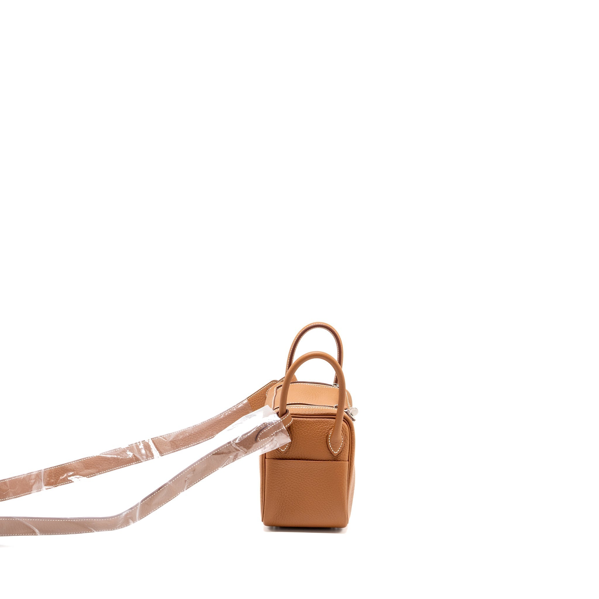 HERMES MINI LINDY CLEMENCE GOLD SHW