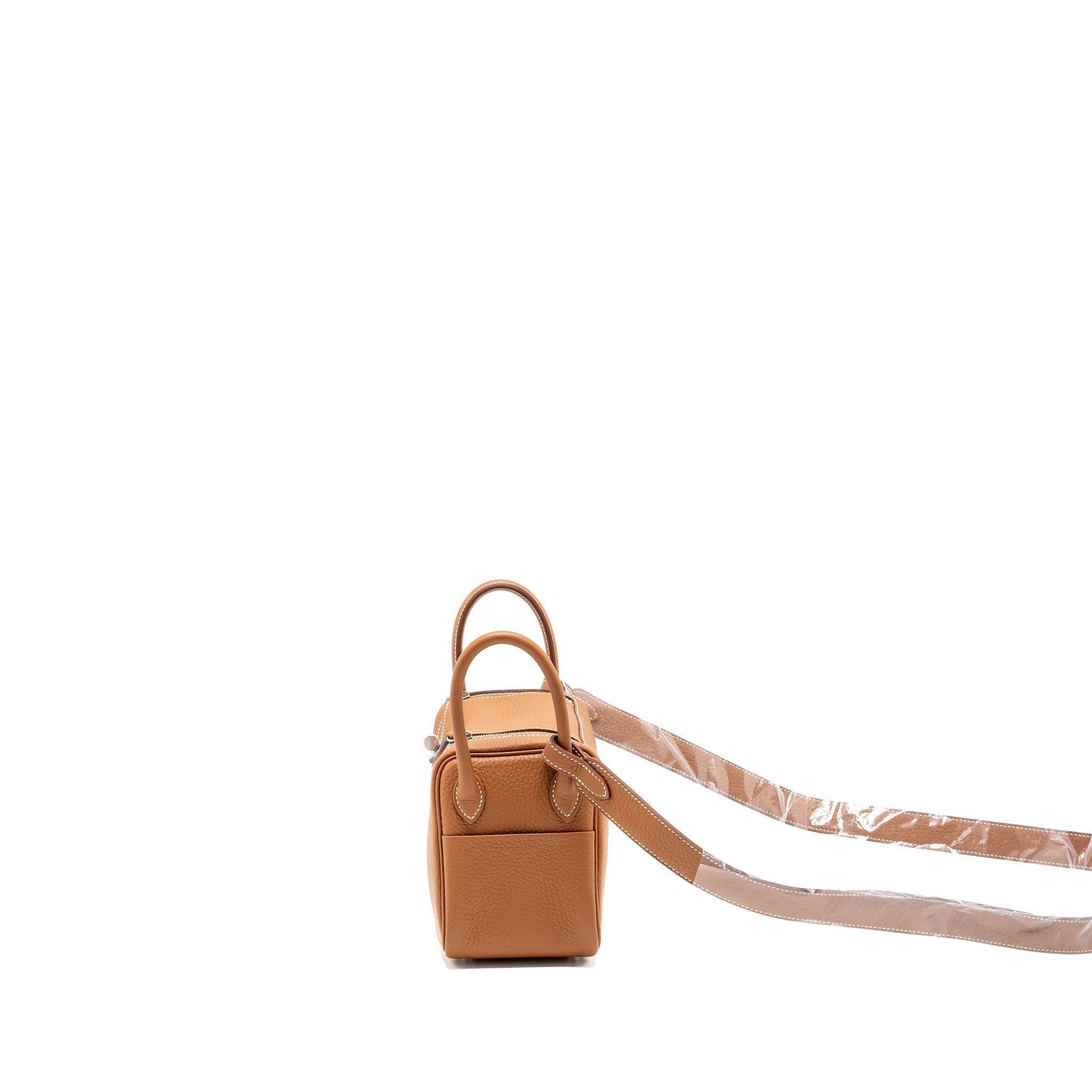 HERMES MINI LINDY CLEMENCE GOLD SHW