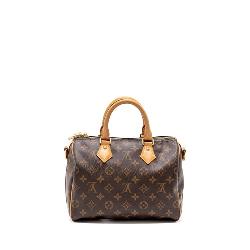 LOUIS VUITTON SPEEDY  BANDOULIERE 25 MONOGRAM CANVAS GHW