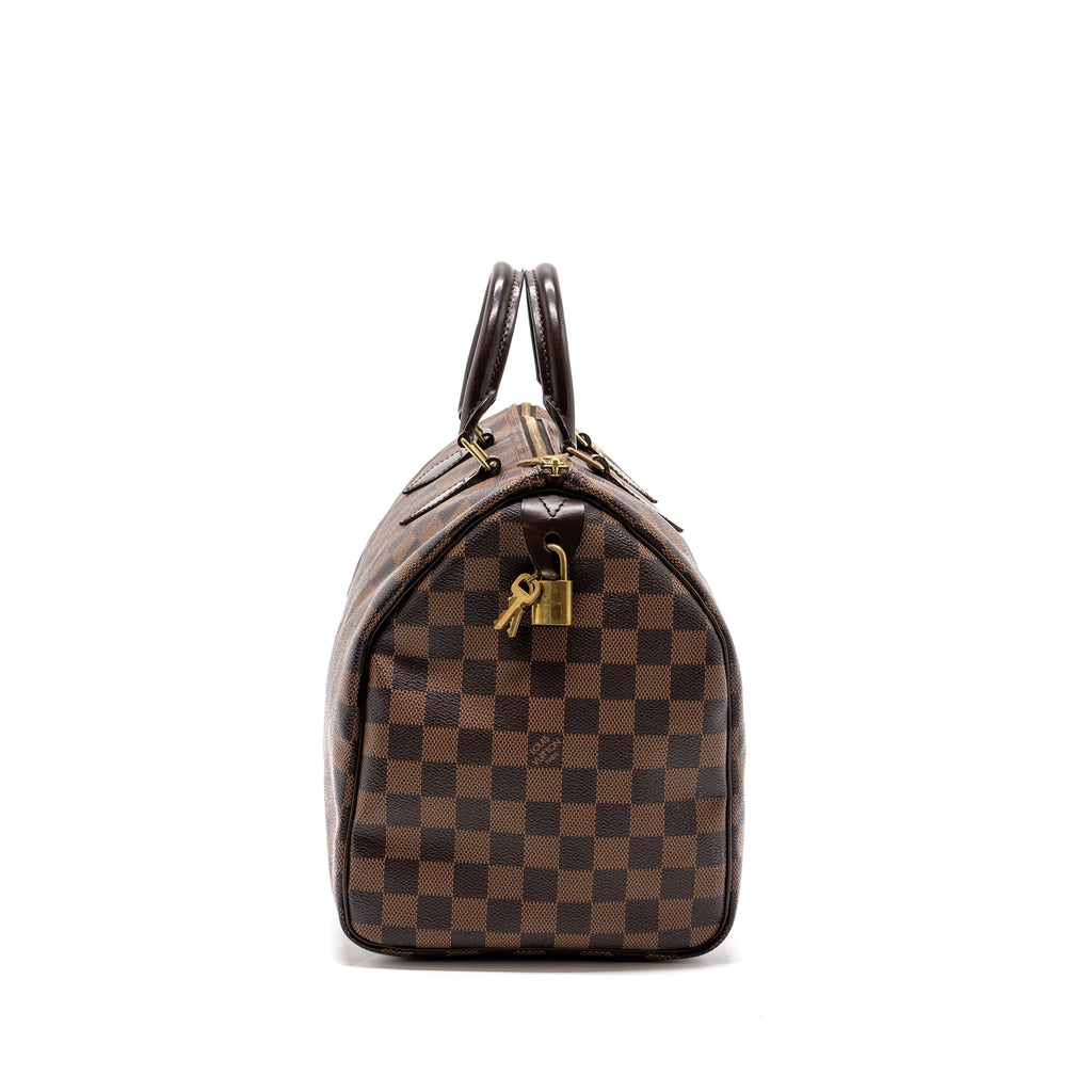LOUIS VUITTON SPEEDY 35 DAMIER EBENE GHW