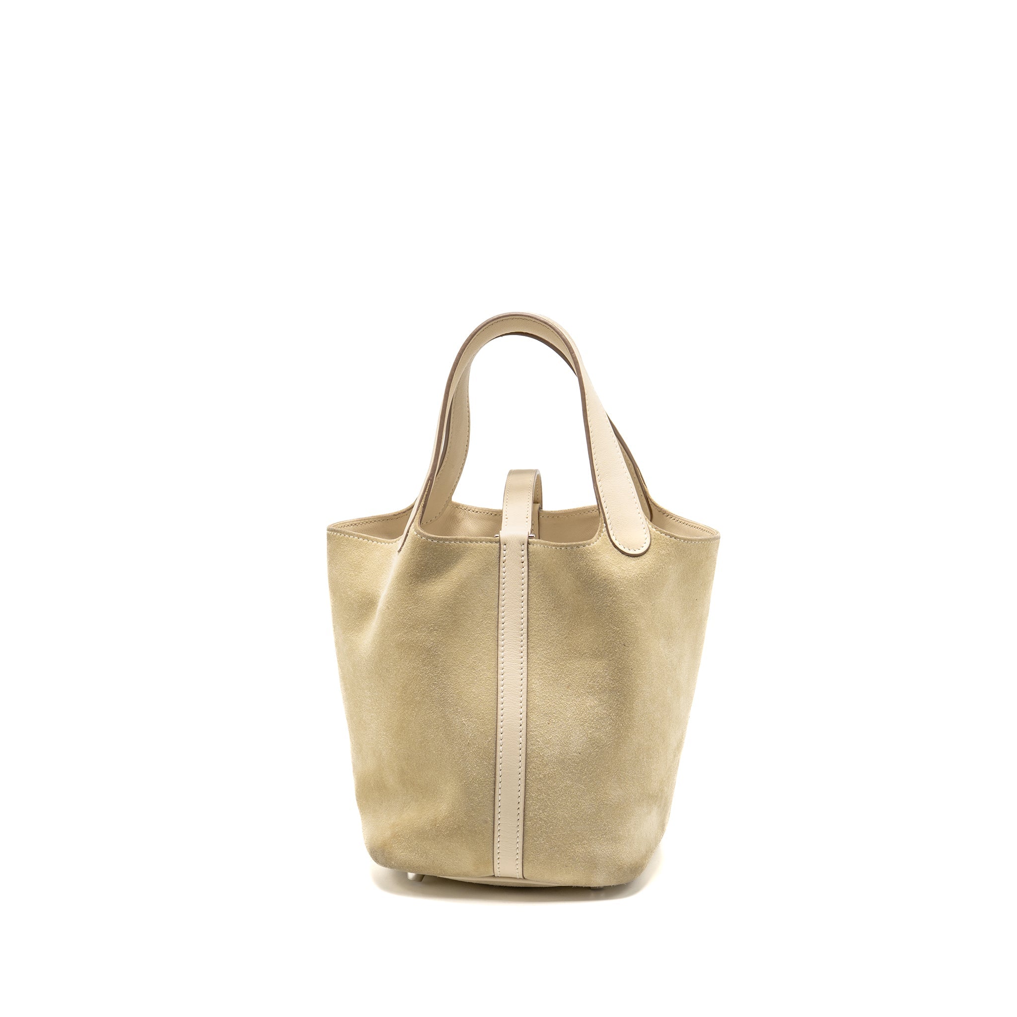 HERMES PICOTIN 18 LOCK BAG GRIZZLY/SWIFT CRAIE SHW