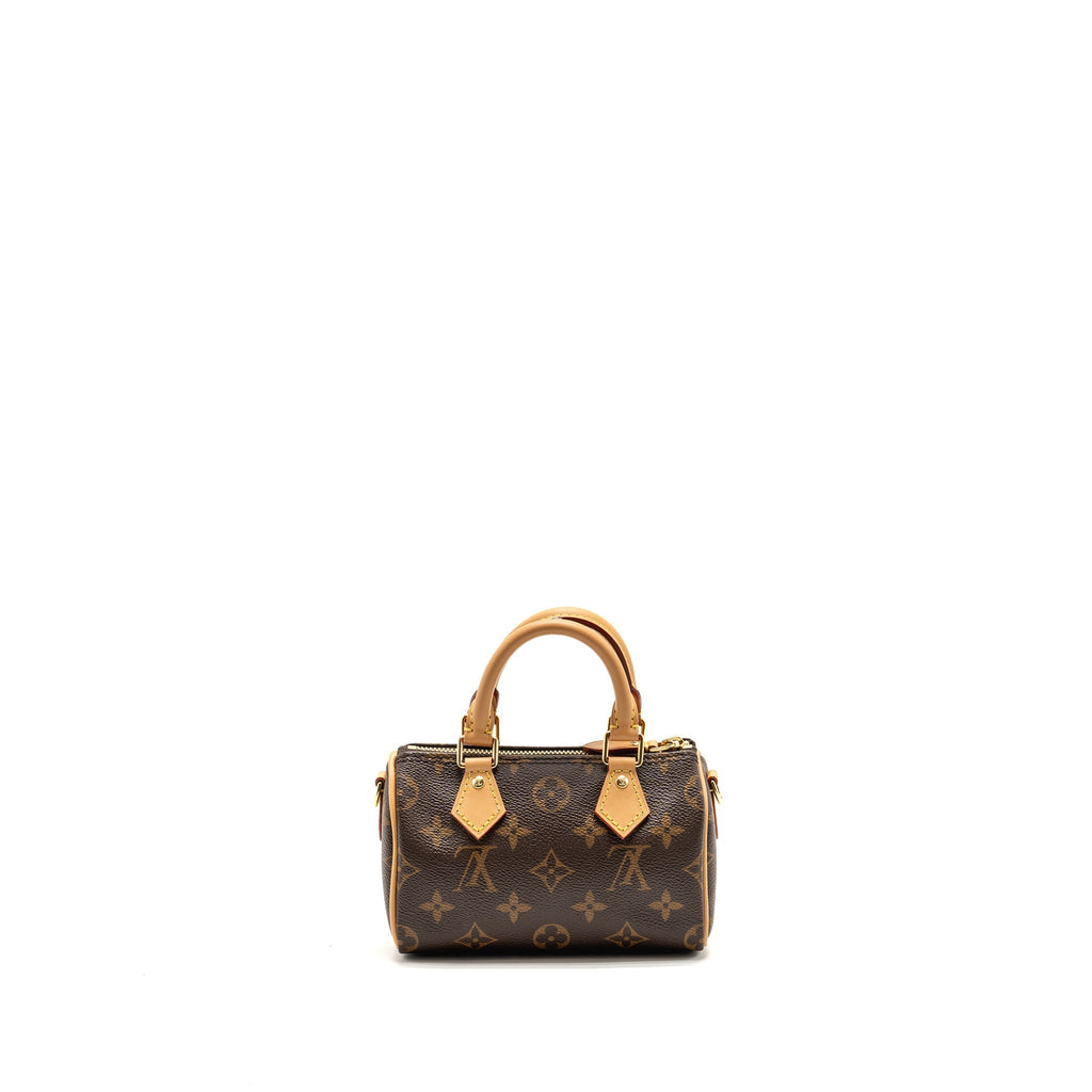 LOUIS VUITTON NANO SPEEDY MONOGRAM CANVAS GHW