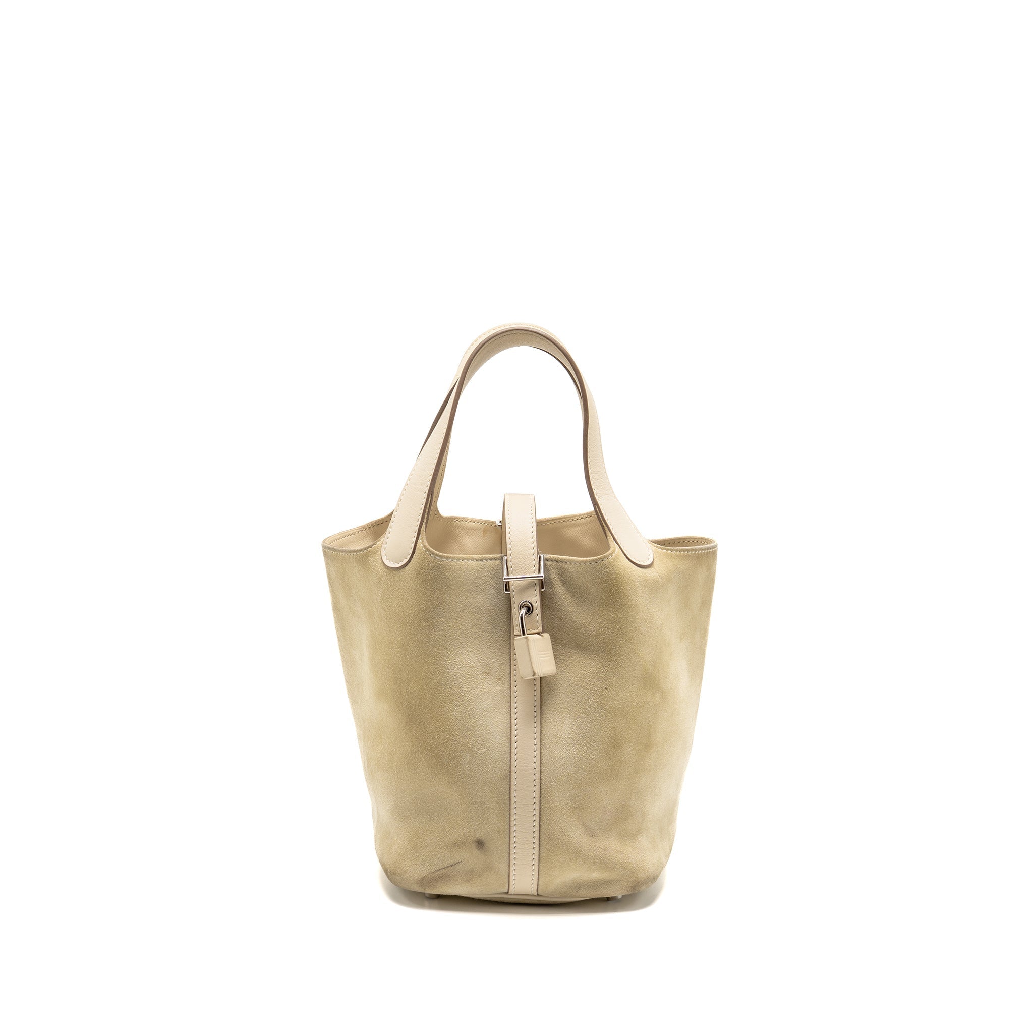 HERMES PICOTIN 18 LOCK BAG GRIZZLY/SWIFT CRAIE SHW