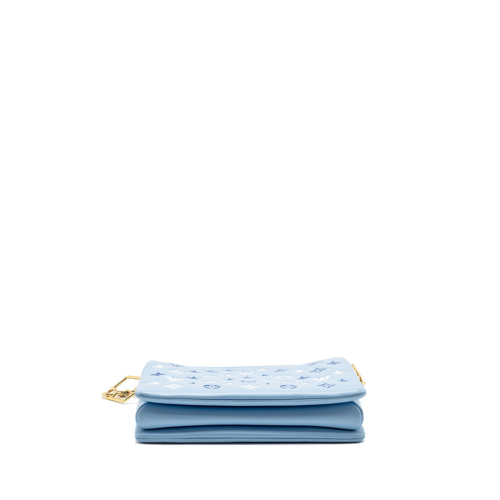 LOUIS VUITTON COUSSIN PM LAMBSKIN BABY BLUE GHW