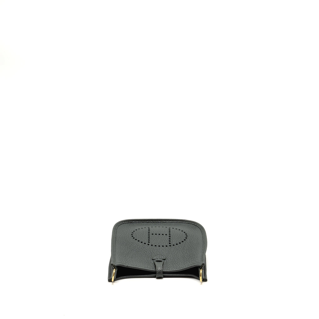 HERMES MINI EVELYNE CLEMENCE VERT MANGROVE GHW