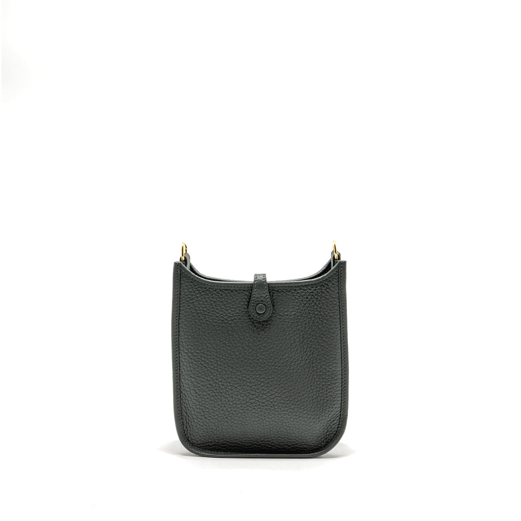 HERMES MINI EVELYNE CLEMENCE VERT MANGROVE GHW
