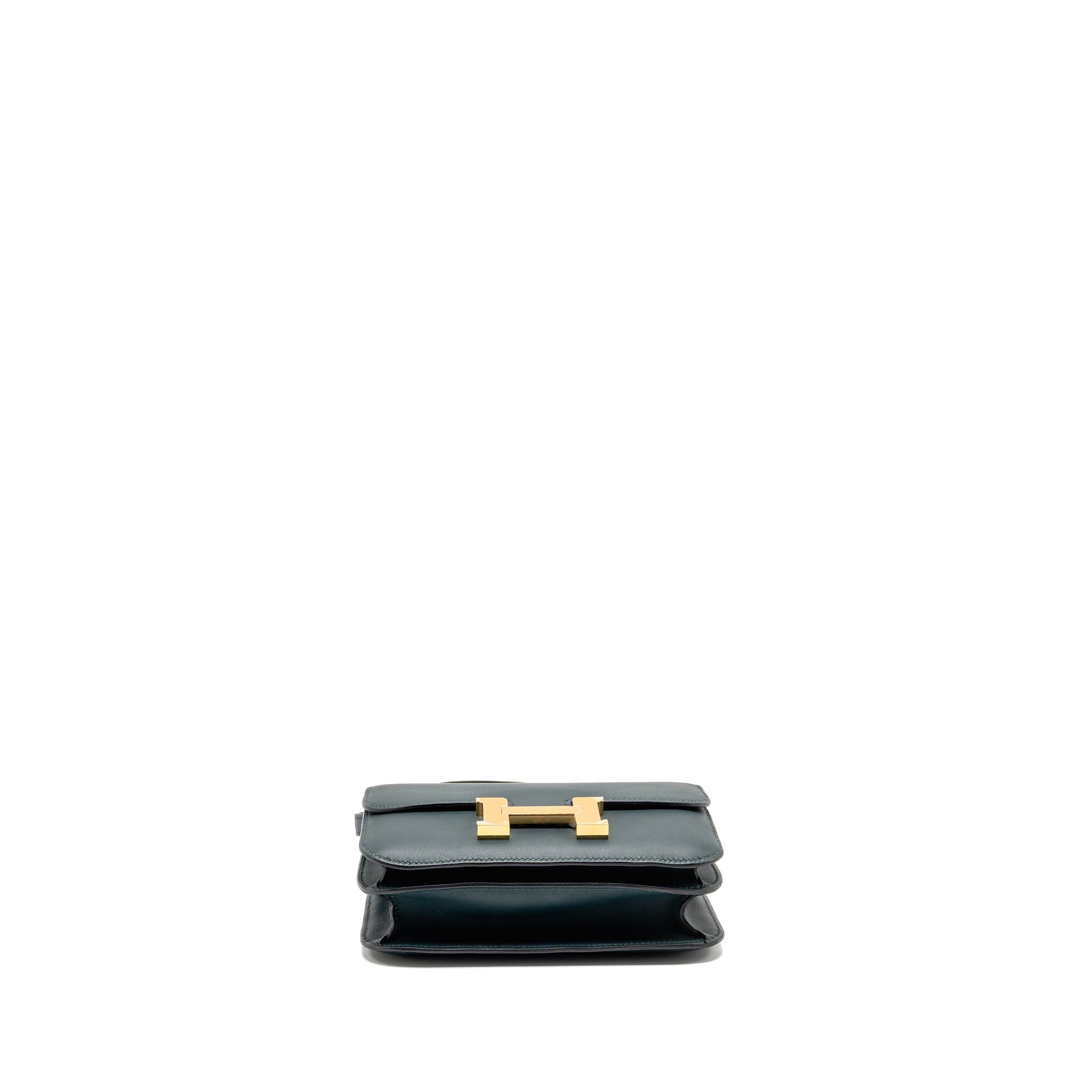HERMES MINI CONSTANCE SWIFT VERT CYPRES GHW