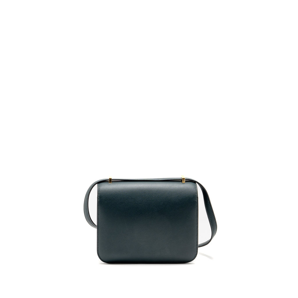 HERMES MINI CONSTANCE SWIFT VERT CYPRES GHW