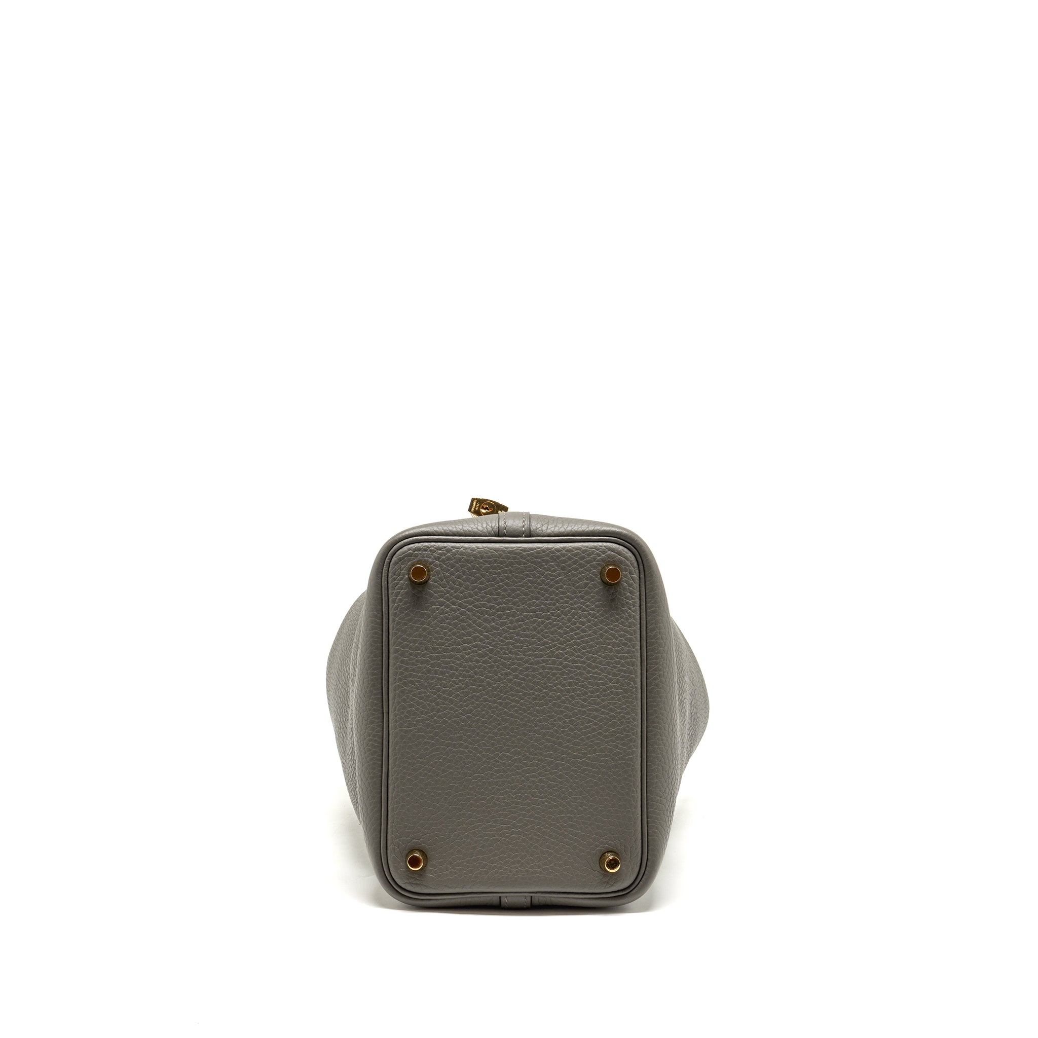 HERMES PICOTIN 18 LOCK BAG CLEMENCE GRIS MEYER GHW