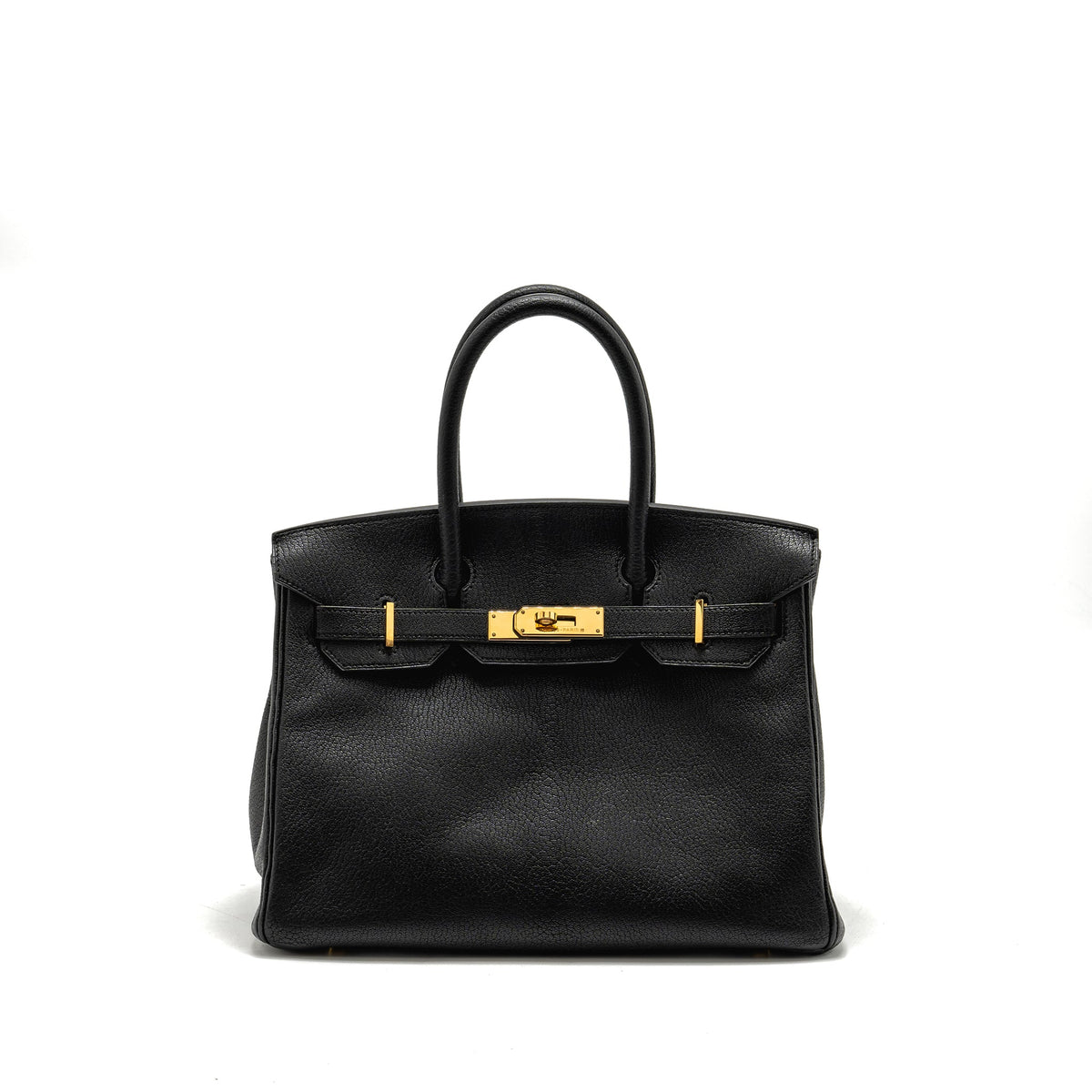 Hermes birkin 30 Chèvre de Coromandel Black GHW