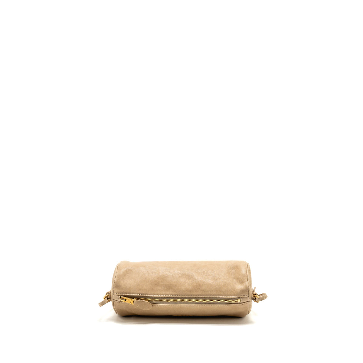 Miu Miu Clutch Bag Nappa Leather Beige GHW