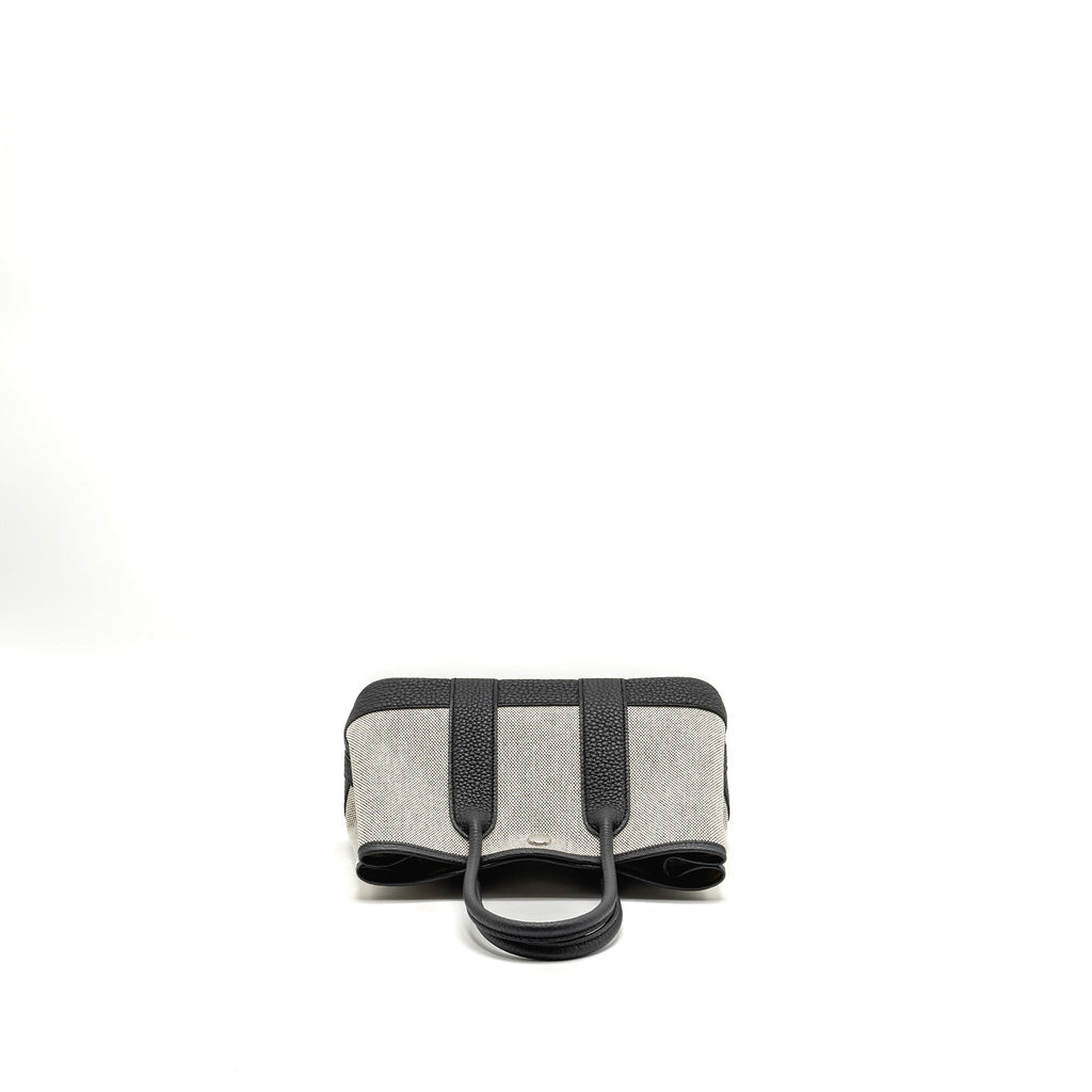 HERMES NEO GARDEN 23 NEGONDA / CANVAS / ECRU / BLACK SHW