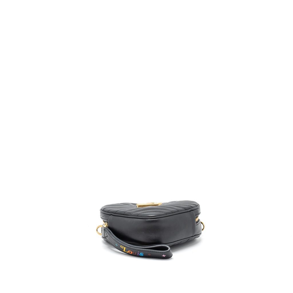 LOUIS VUITTON COEUR NEW WAVE HEART BAG CALFSKIN BLACK GHW