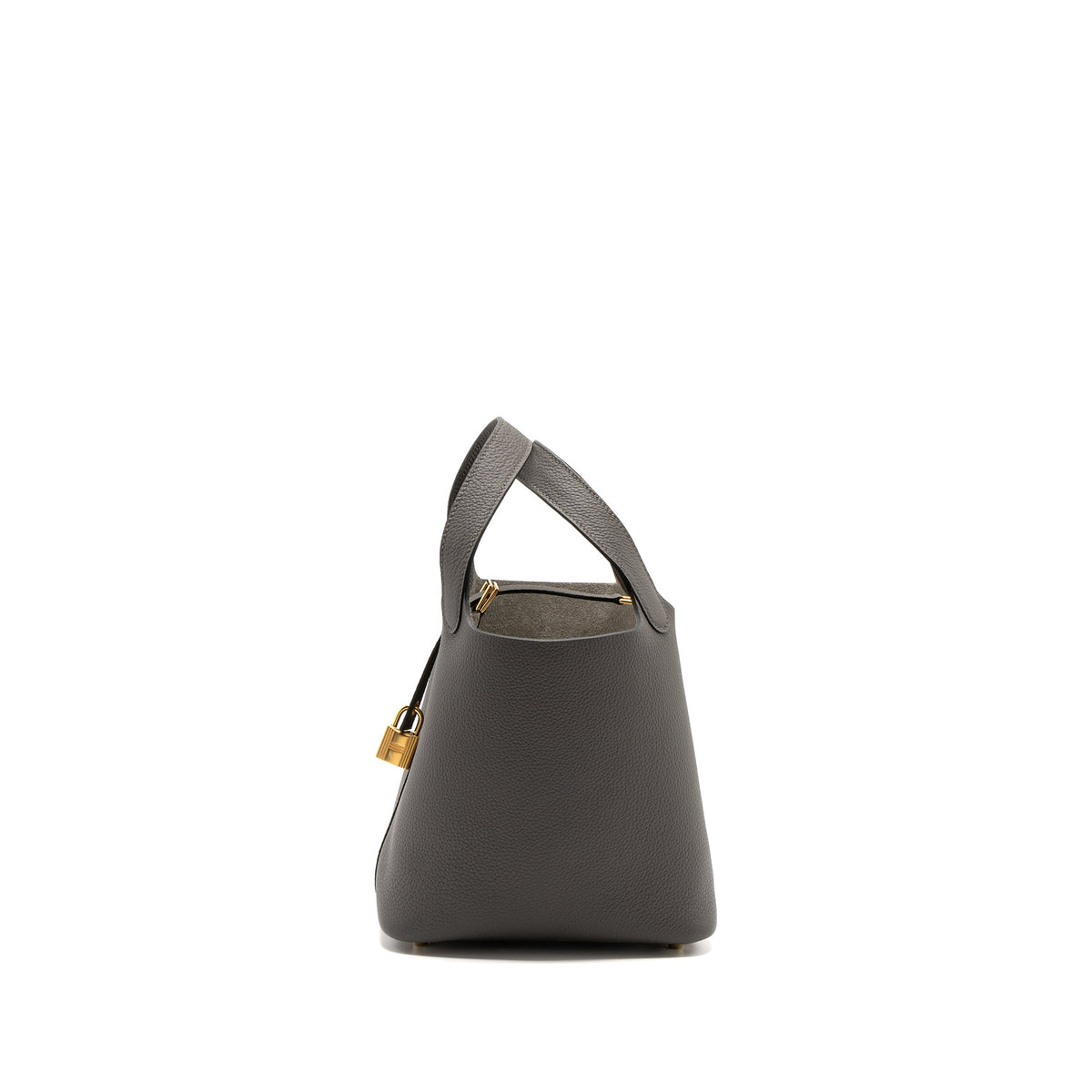 Hermes Picotin 18 Lock Bag Taurillon Maurice Graphite GHW