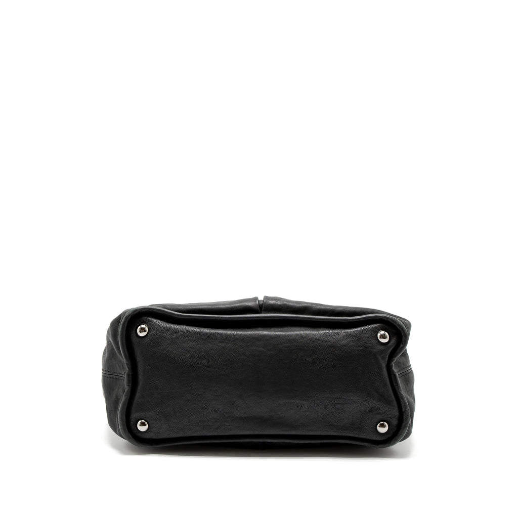 CHANEL TOTE BAG CALFSKIN BLACK SHW