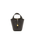 HERMES PICOTIN 18 LOCK BAG TAURILLON MAURICE GRAPHITE GHW