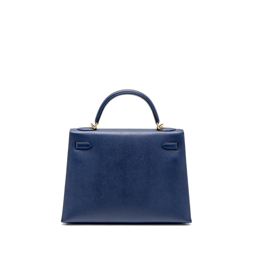 HERMES KELLY 32 EPSOM BLUE SAPPHIRE GHW