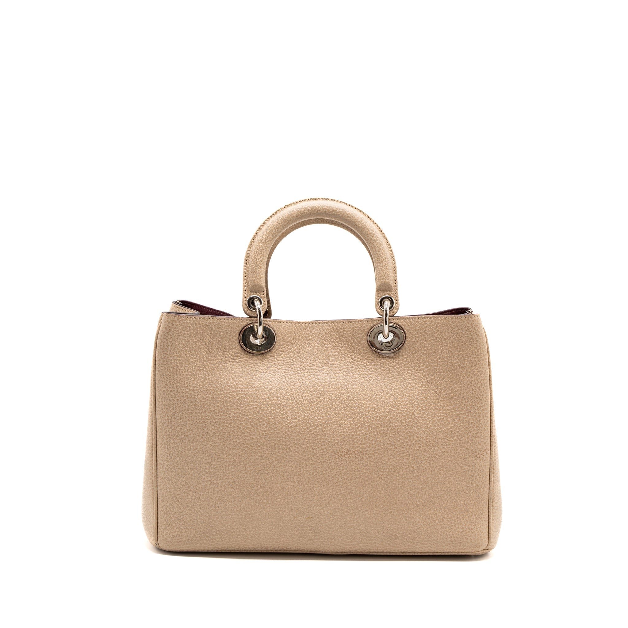 DIOR DIORISSIMO BAG CALFSKIN BEIGE/PINK SHW