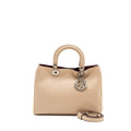 DIOR DIORISSIMO BAG CALFSKIN BEIGE/PINK SHW