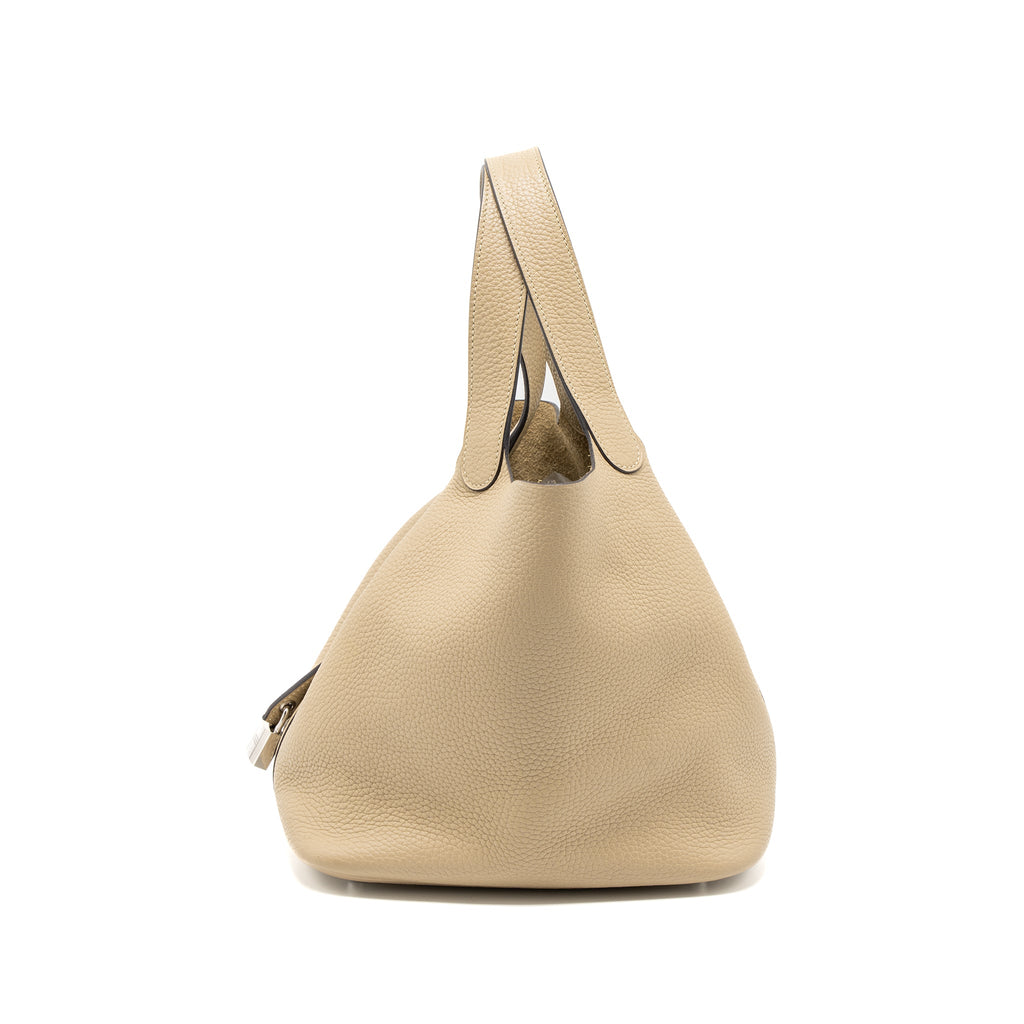 Hermes Picotin 22 Lock Bag Clemence Trench SHW