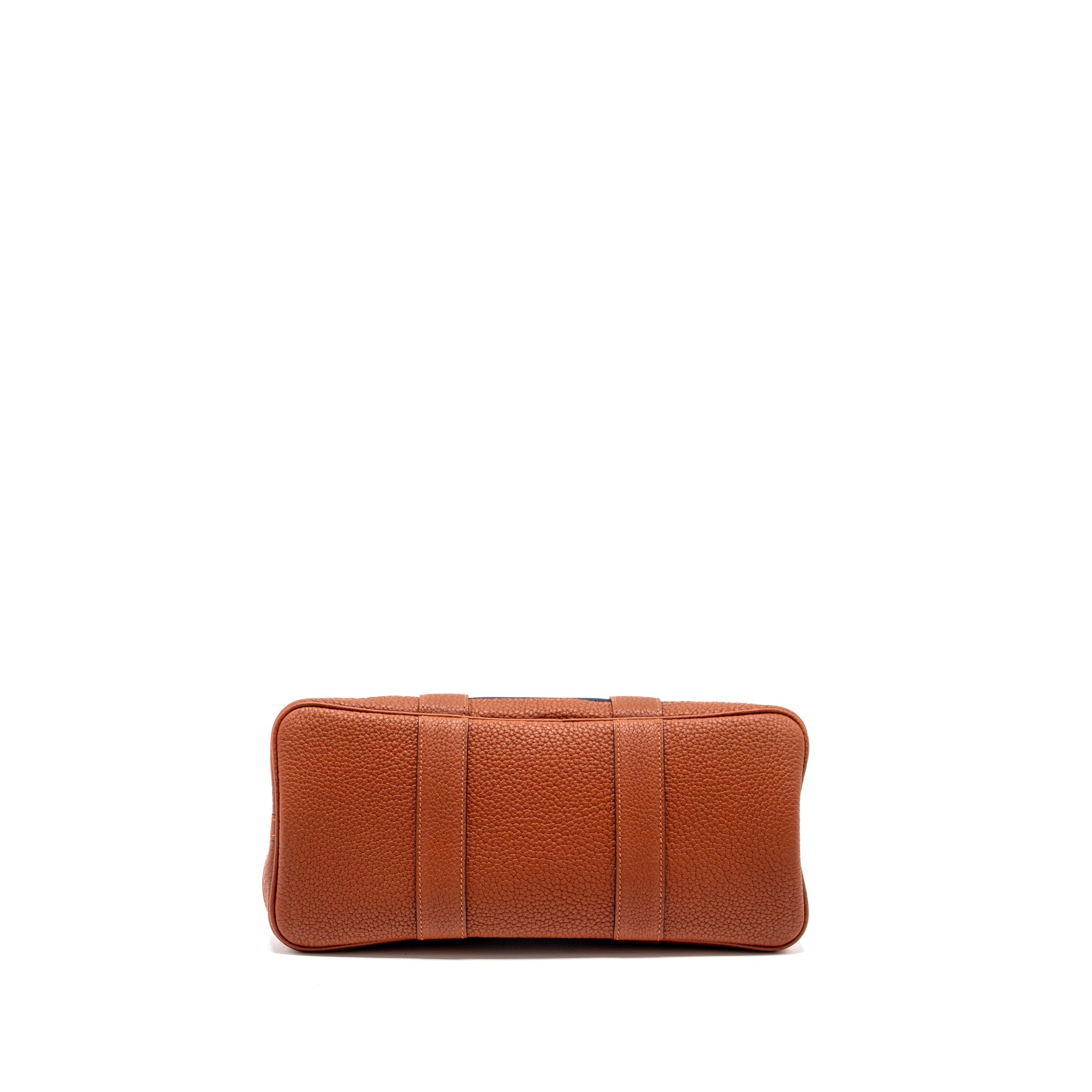 HERMES GARDEN PARTY 30 CANVAS/NEGONDA BLUE MARINE/CUIVRE SHW