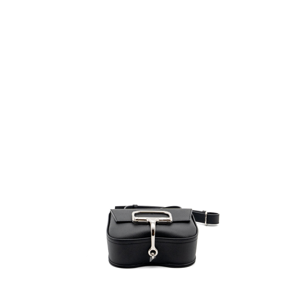 HERMES DELLA CAVALLERIA MINI BAG EPSOM BLACK SHW