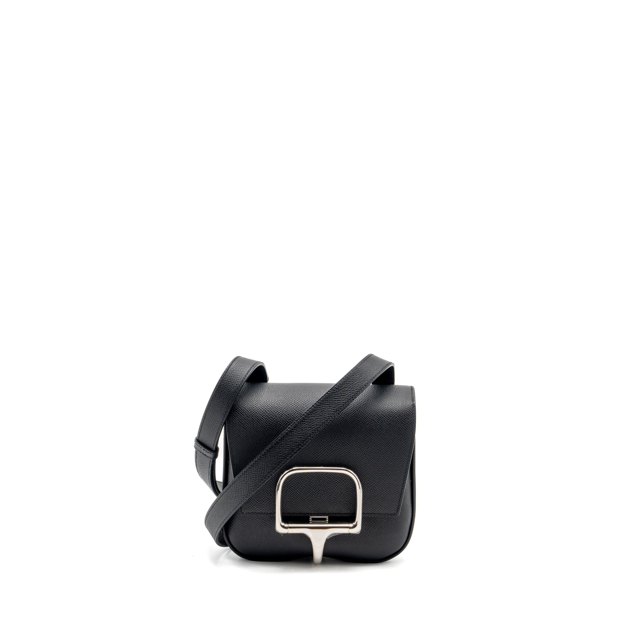 HERMES DELLA CAVALLERIA MINI BAG EPSOM BLACK SHW