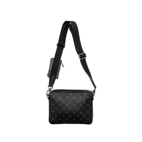 LOUIS VUITTON TRIO MESSENGER BAG MONOGRAM ECLIPSE SHW