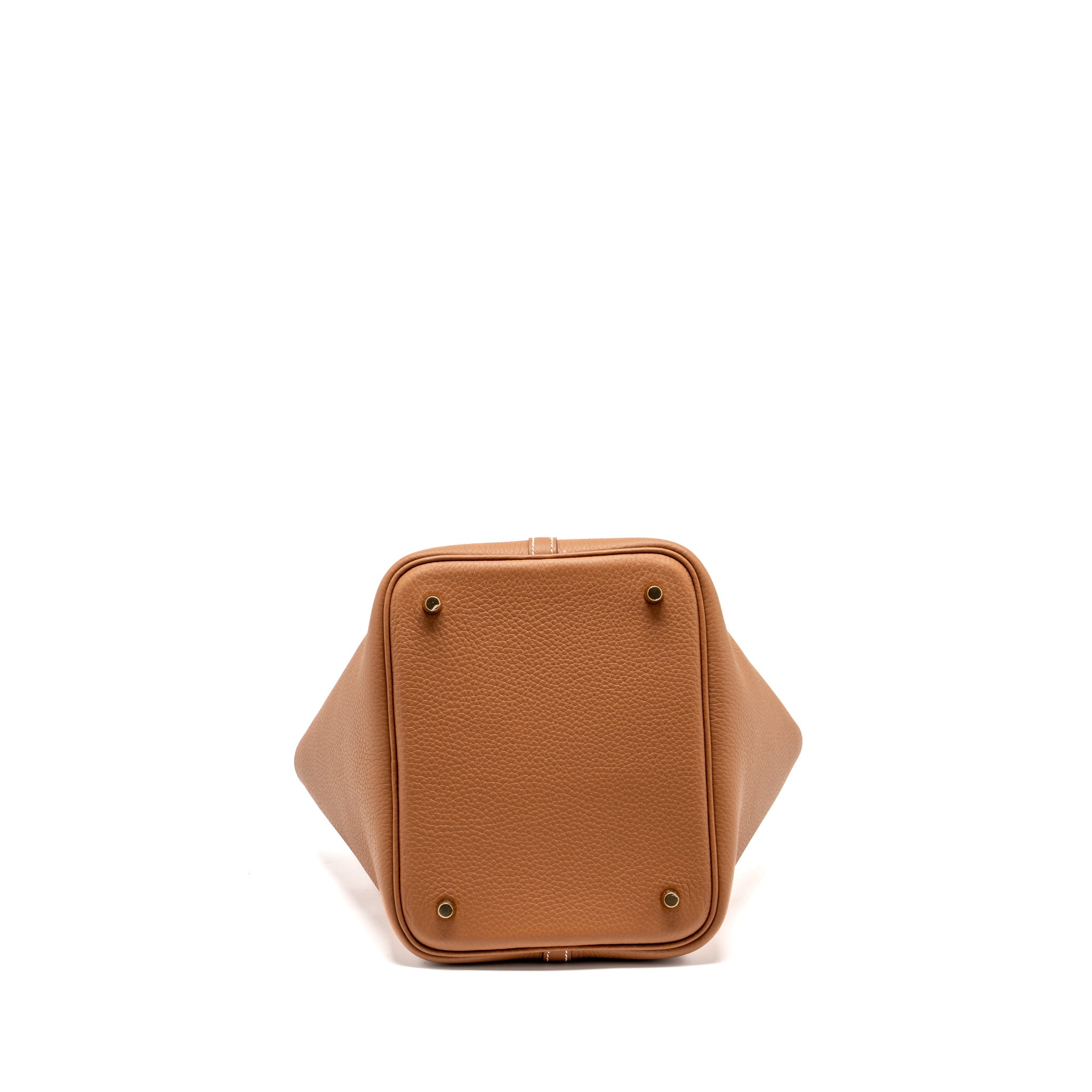 HERMES PICOTIN 22 LOCK BAG CLEMENCE GOLD GHW