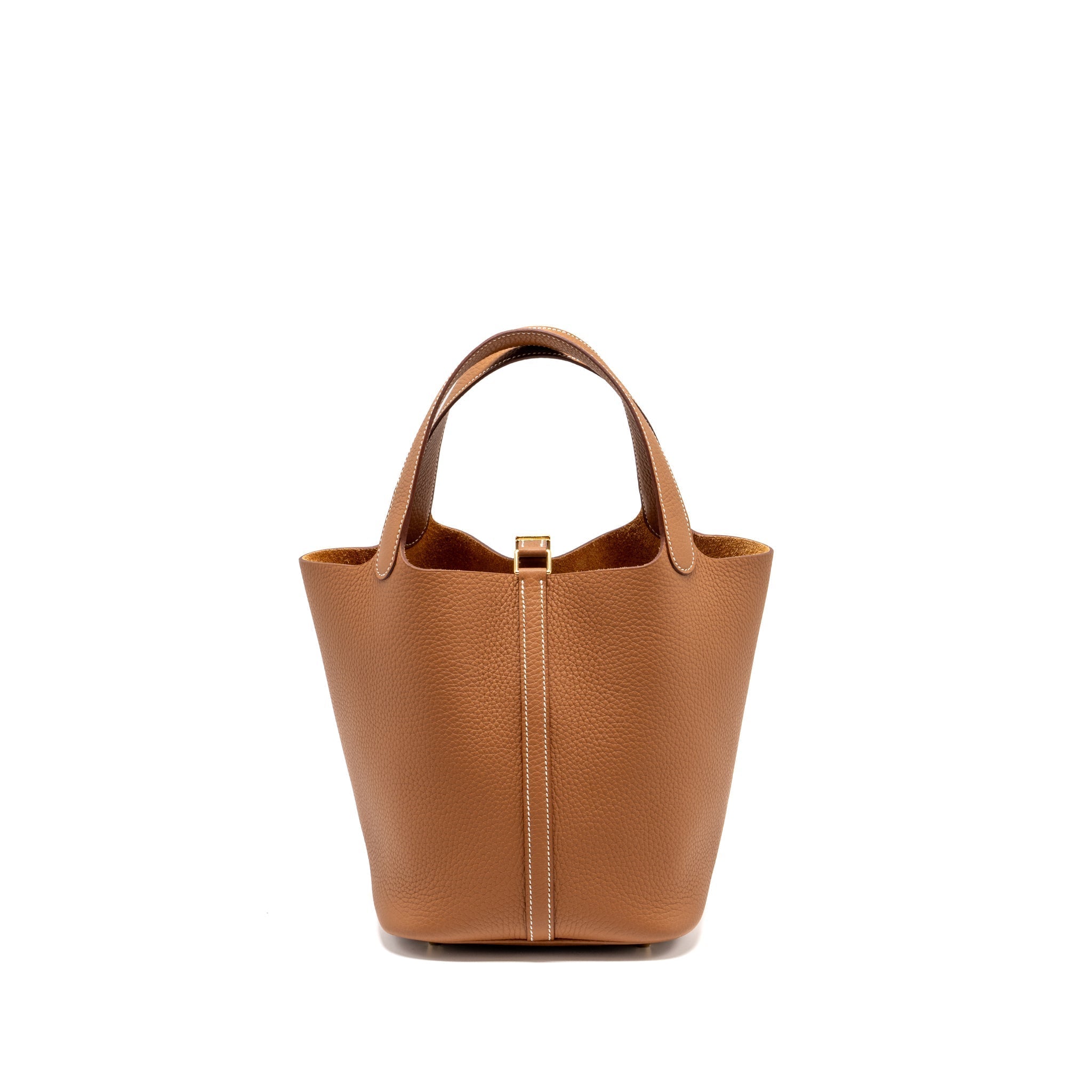 HERMES PICOTIN 22 LOCK BAG CLEMENCE GOLD GHW