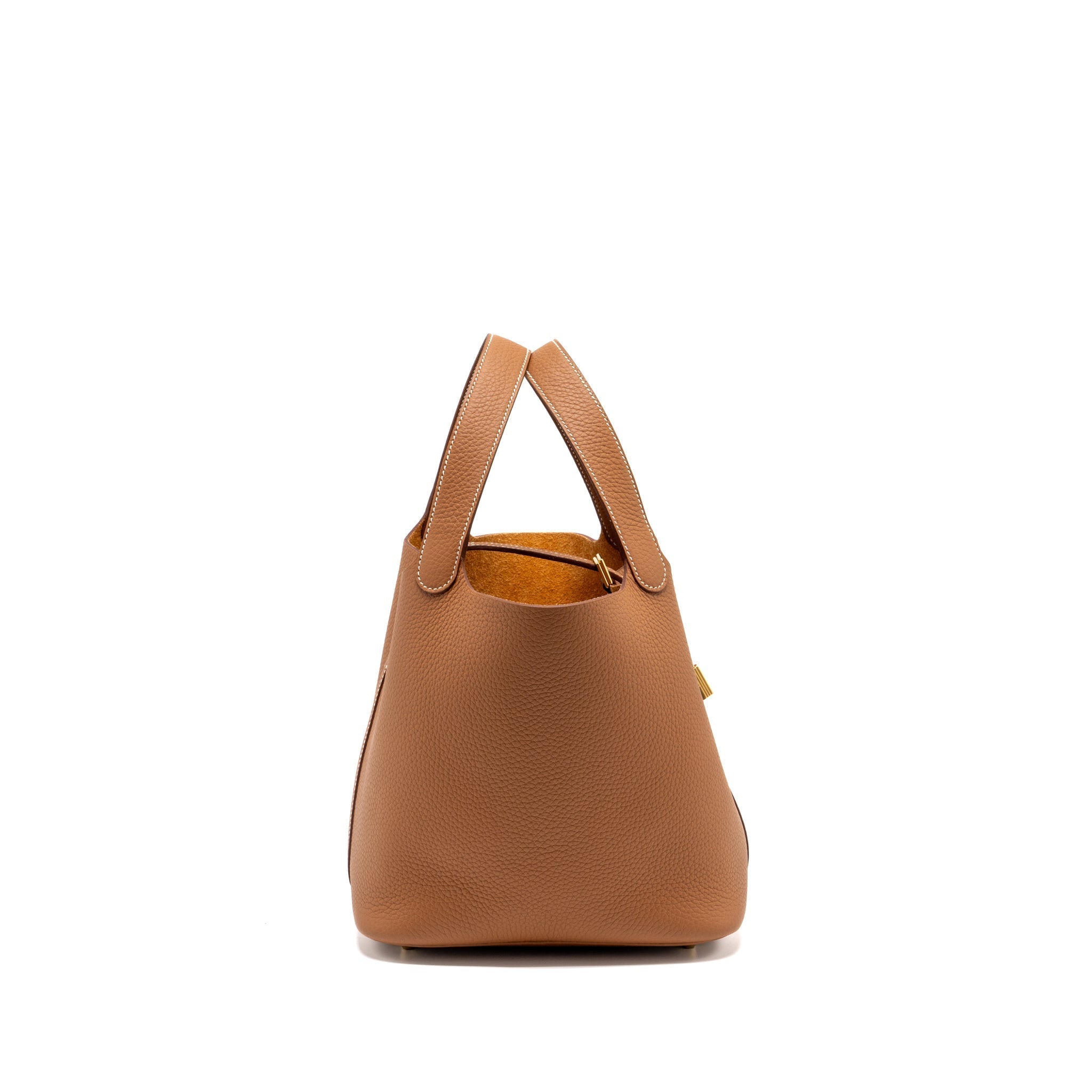HERMES PICOTIN 22 LOCK BAG CLEMENCE GOLD GHW