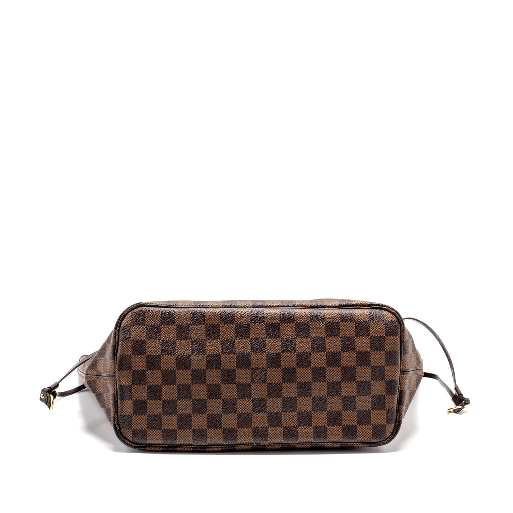 LOUIS VUITTON NEVERFULL MM DENIER EBENE CANVAS GHW