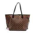 LOUIS VUITTON NEVERFULL MM DENIER EBENE CANVAS GHW