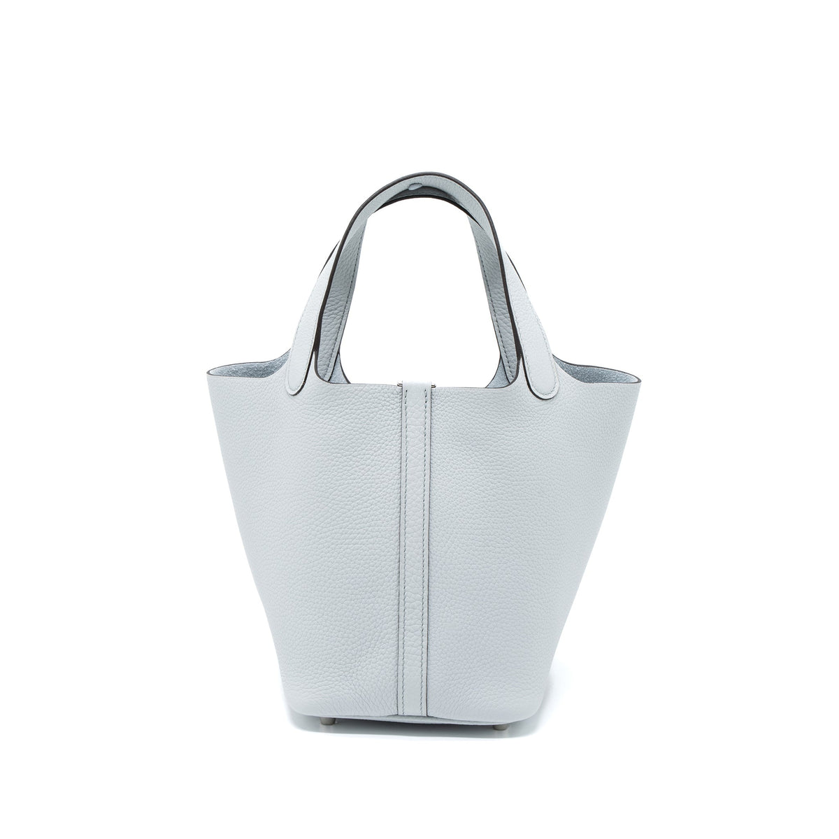 Hermes Picotin 18 Clemence Blue Pale SHW