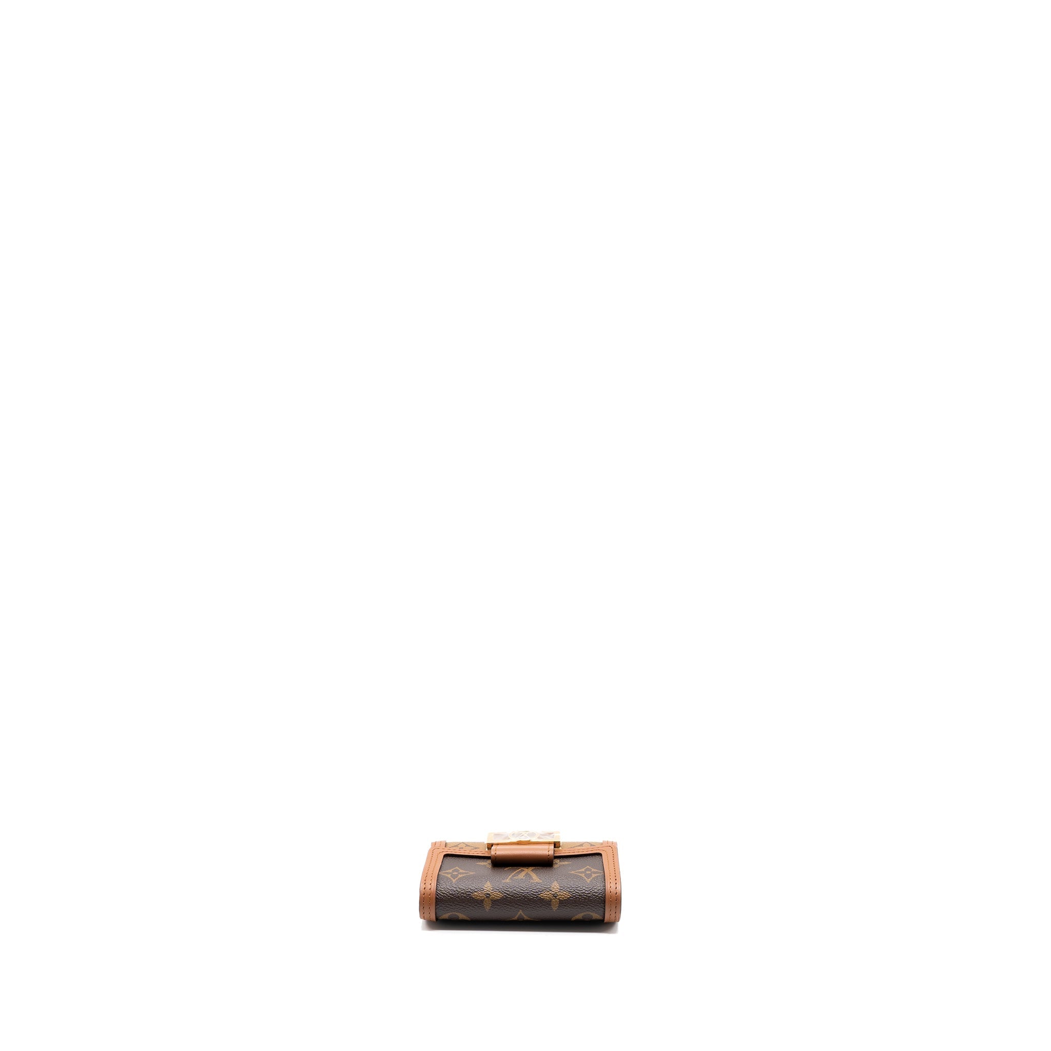 LOUIS VUITTON DAUPHINE COMPACT WALLET MONOGRAM CANVAS GHW