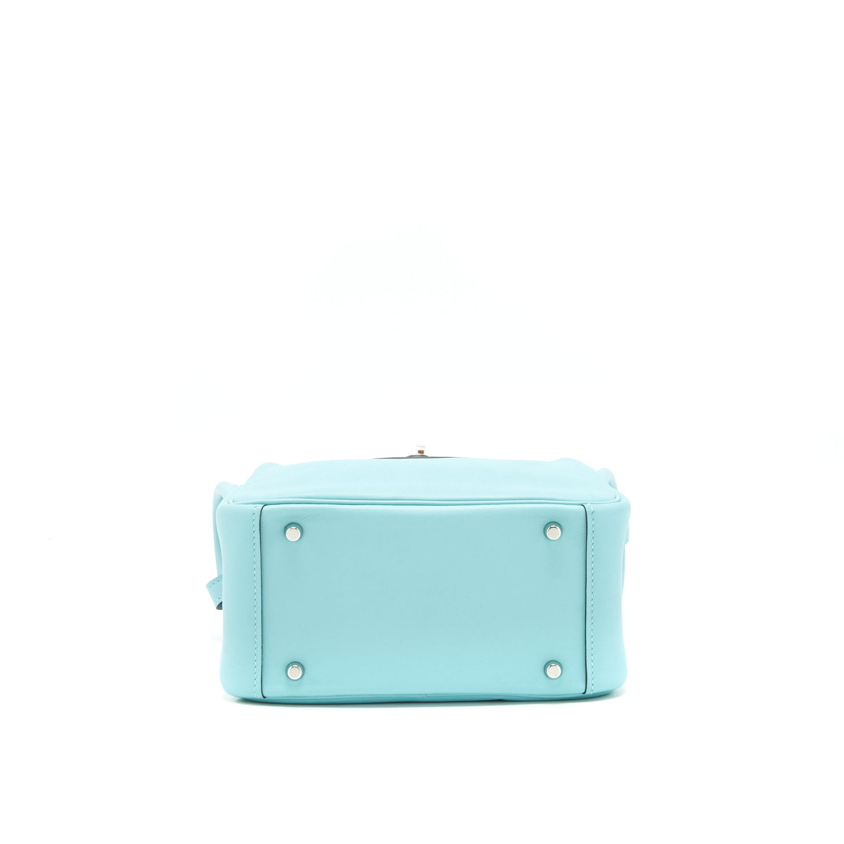 Hermes mini Lindy swift leather 3P Blue Atoll SHW