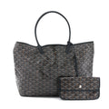 GOYARD ARTOIS PM TOTE CANVAS / CALFSKIN BLACK