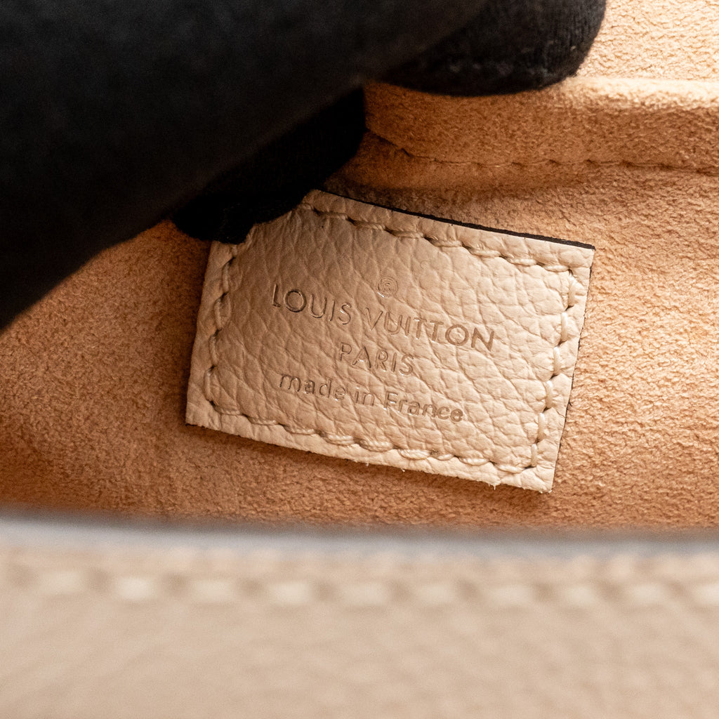 LOUIS VUITTON MYLOCKME BB CALFSKIN BURGUNDY/WHITE/PINK SHW