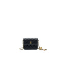 CHANEL PEARL CRUSH BELT BAG BLACK GHW
