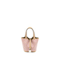 HERMES MICRO LUCKY DAISY PICOTIN 14 SWIFT CHAI/ROSE/BLANC SHW