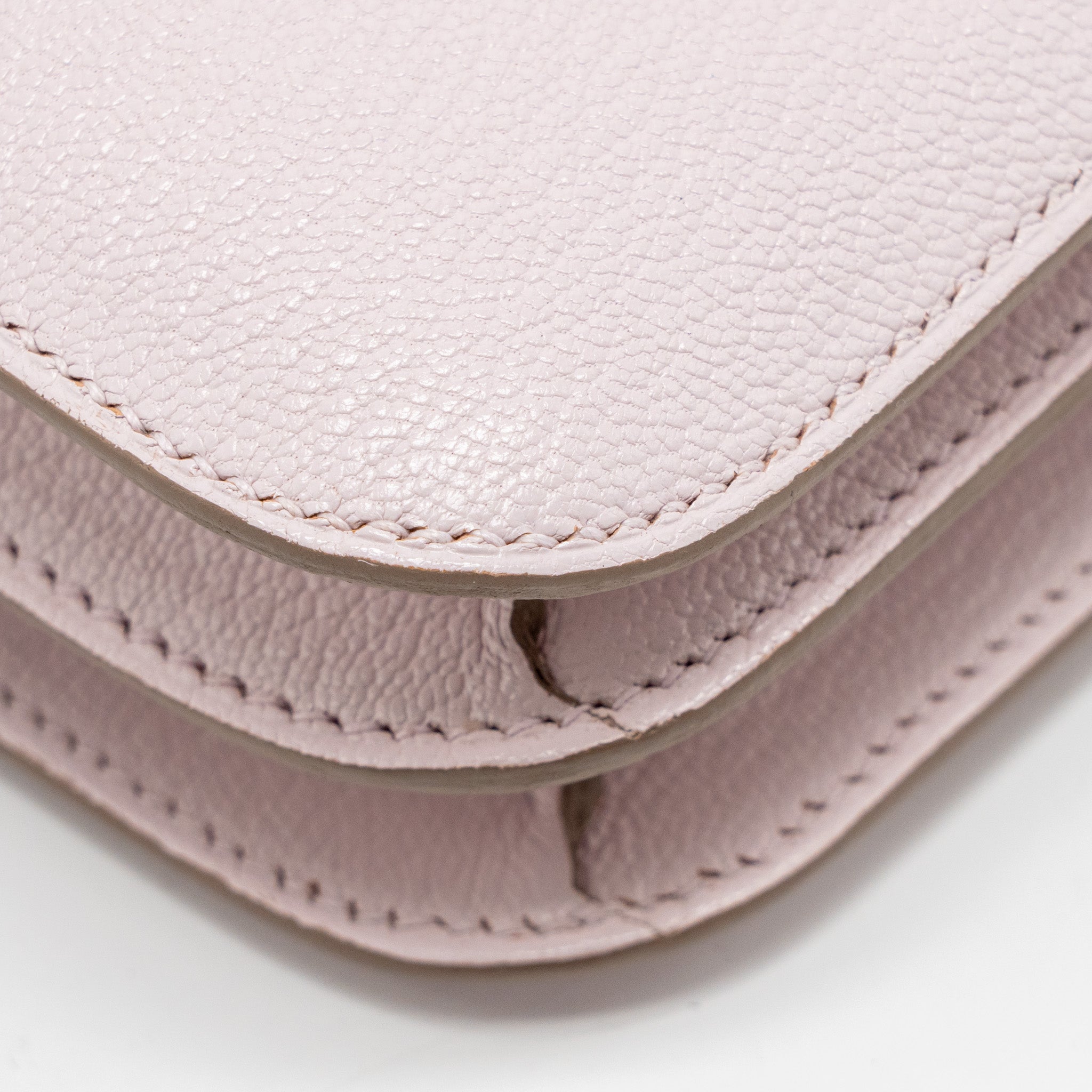 HERMES MINI CONSTANCE CHEVRE MYSORE MAUVE PALE RGHW
