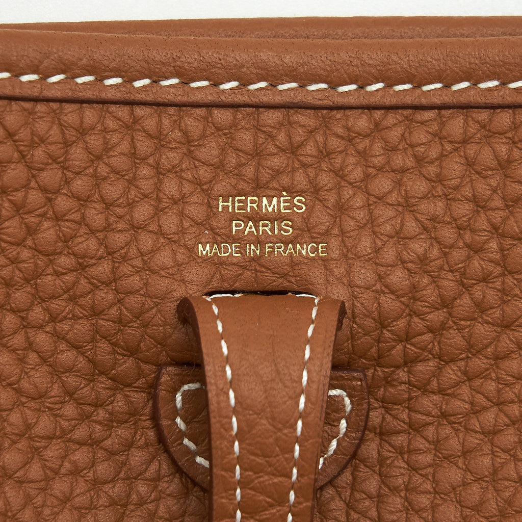 Hermes mini Evelyne 16 Gold GHW