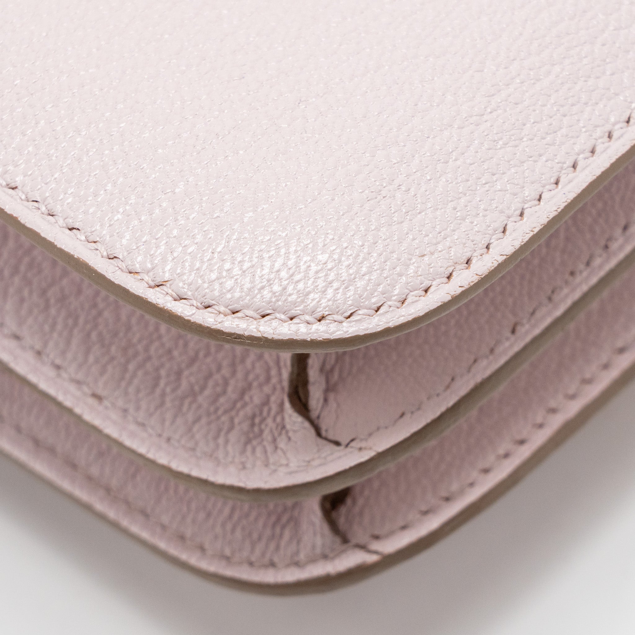 HERMES MINI CONSTANCE CHEVRE MYSORE MAUVE PALE RGHW