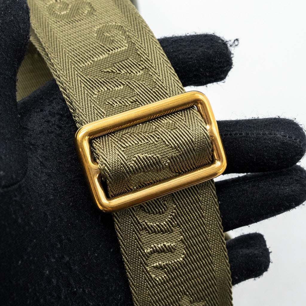 LOUIS VUITTON NEW WAVE MULTI POCHETTE CALFSKIN KAKI GREEN GHW