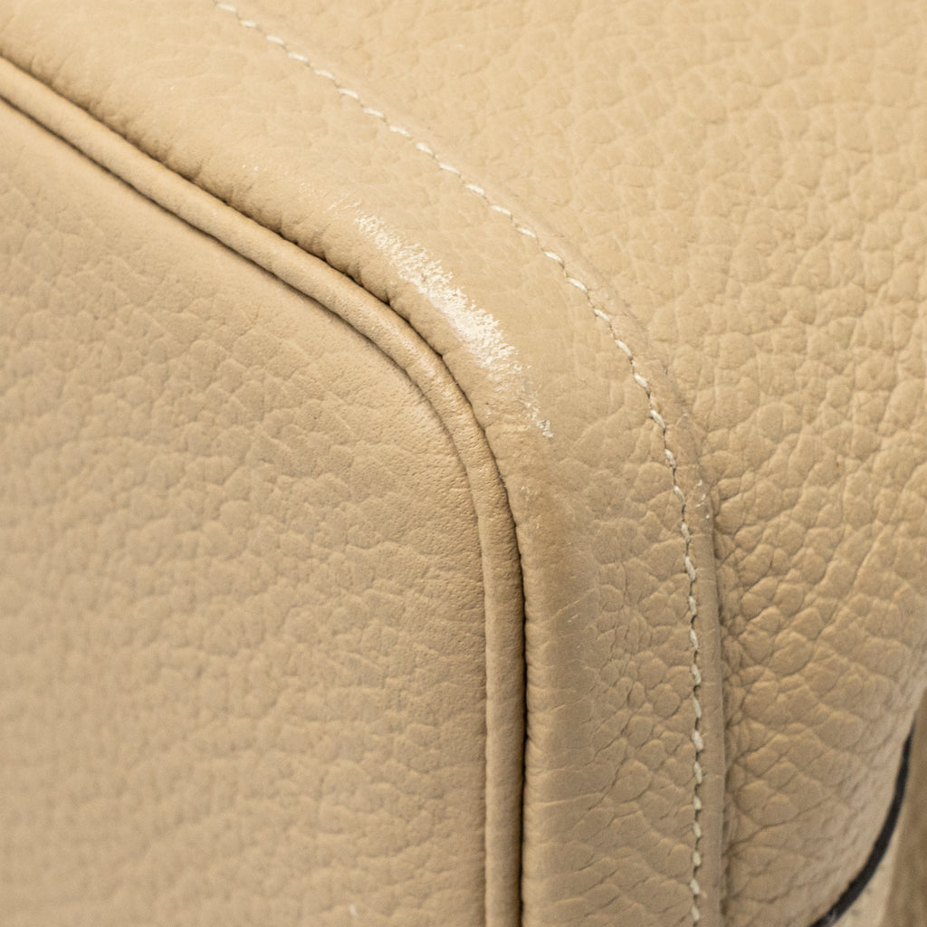 HERMES GARDEN PARTY 30 COUNTRY LEATHER TRENCH SHW