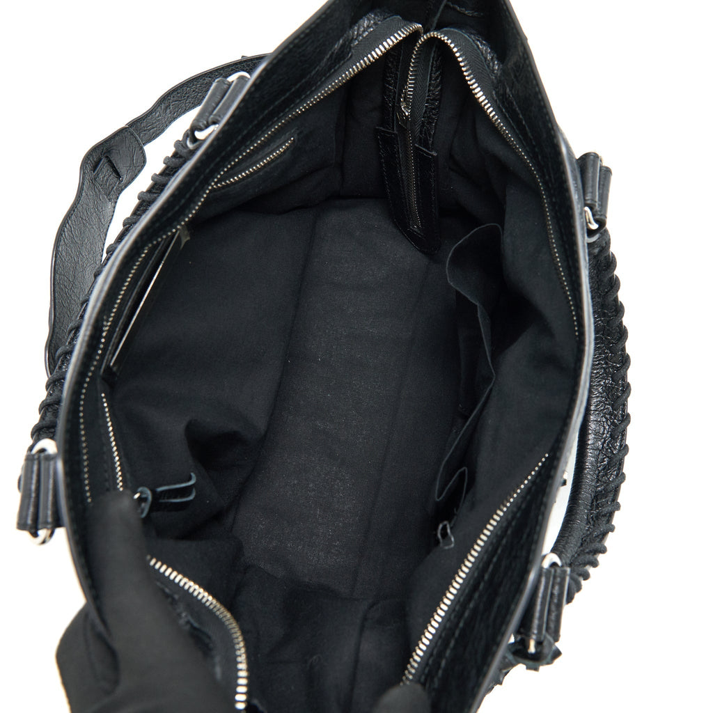 BALENCIAGA GIANT CITY BAG BLACK SHW