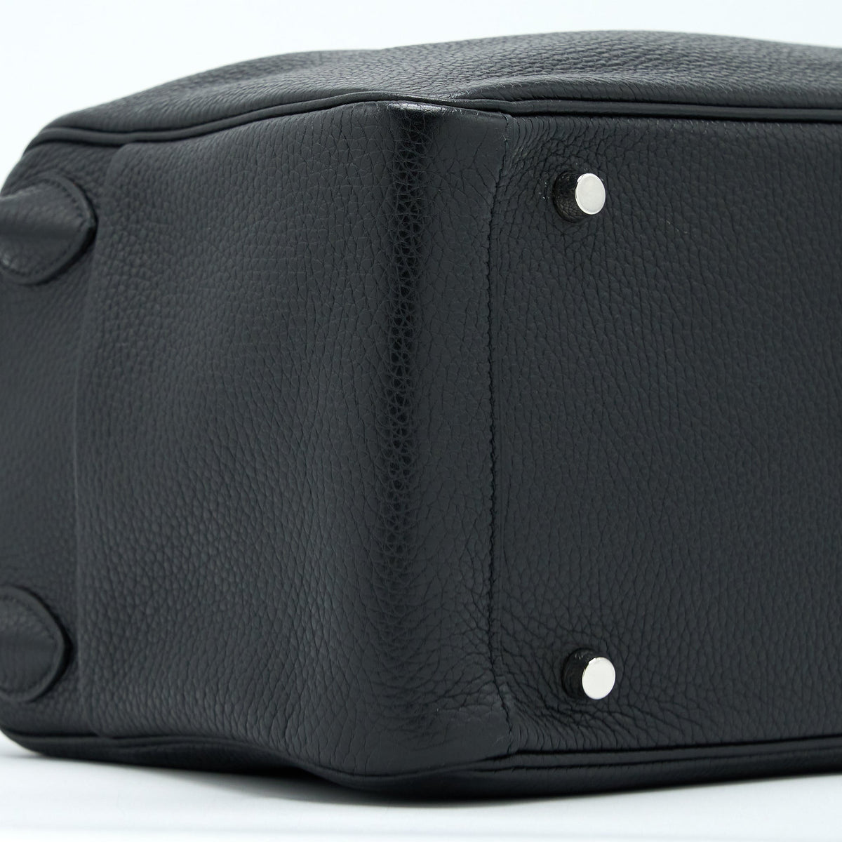Hermes Lindy 30 Clemence Black/Toffee SHW