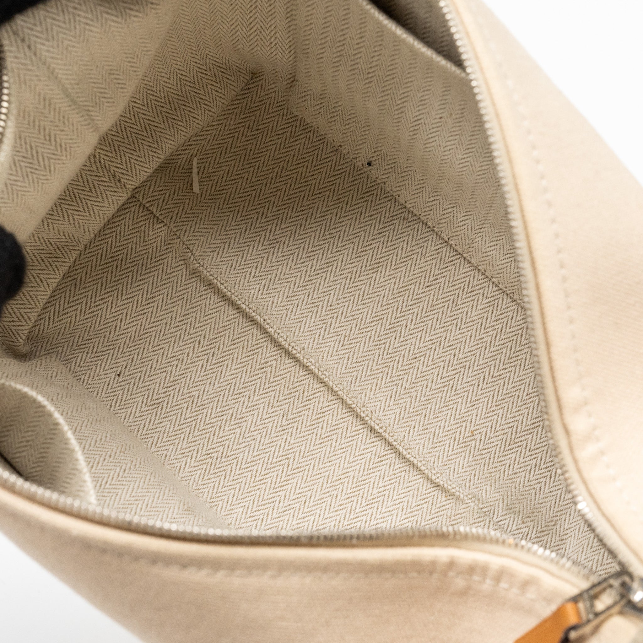 HERMES TROUSSE DE TOILETTE BRIDE A BRAC PM CANVAS NATURAL SHW