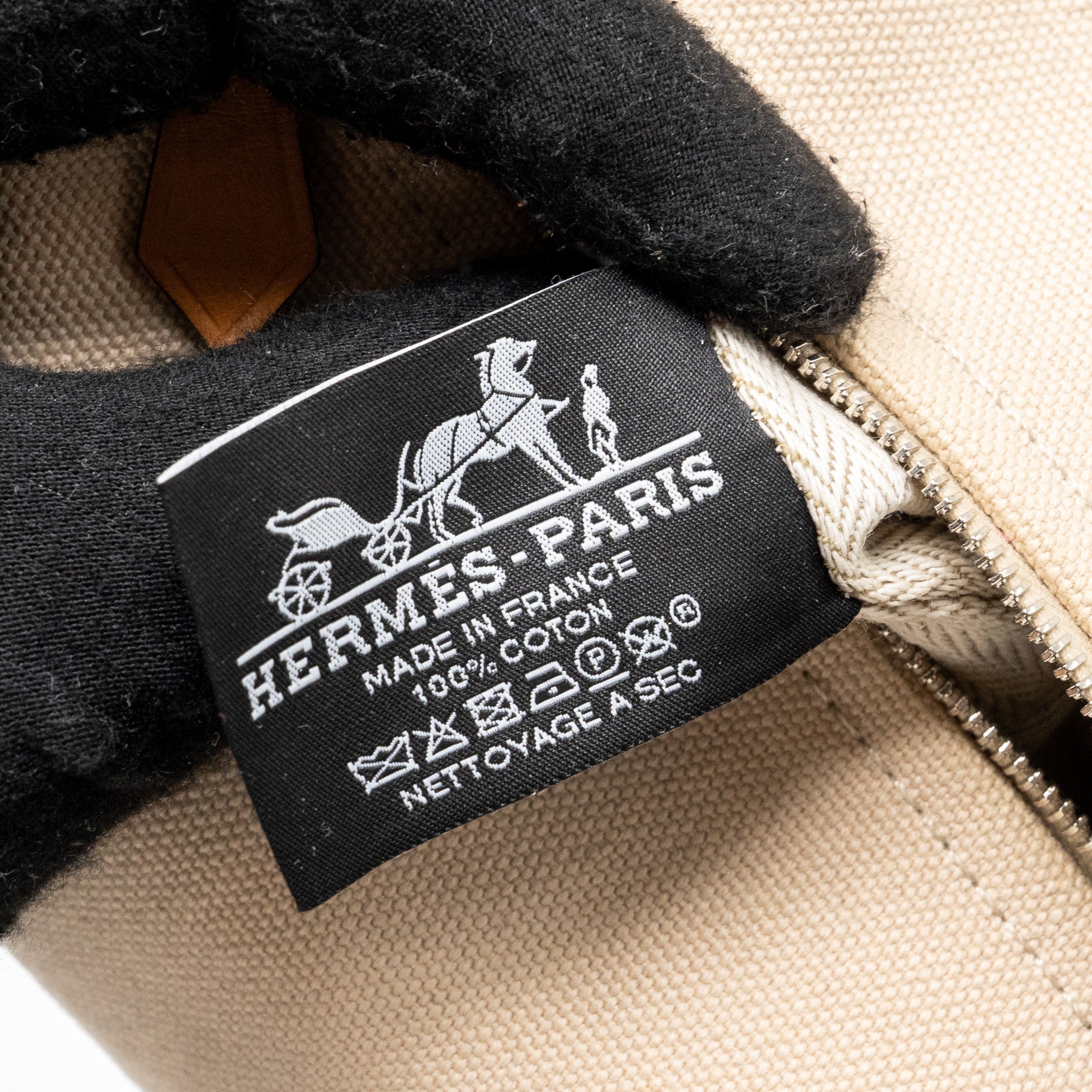 HERMES TROUSSE DE TOILETTE BRIDE A BRAC PM CANVAS NATURAL SHW